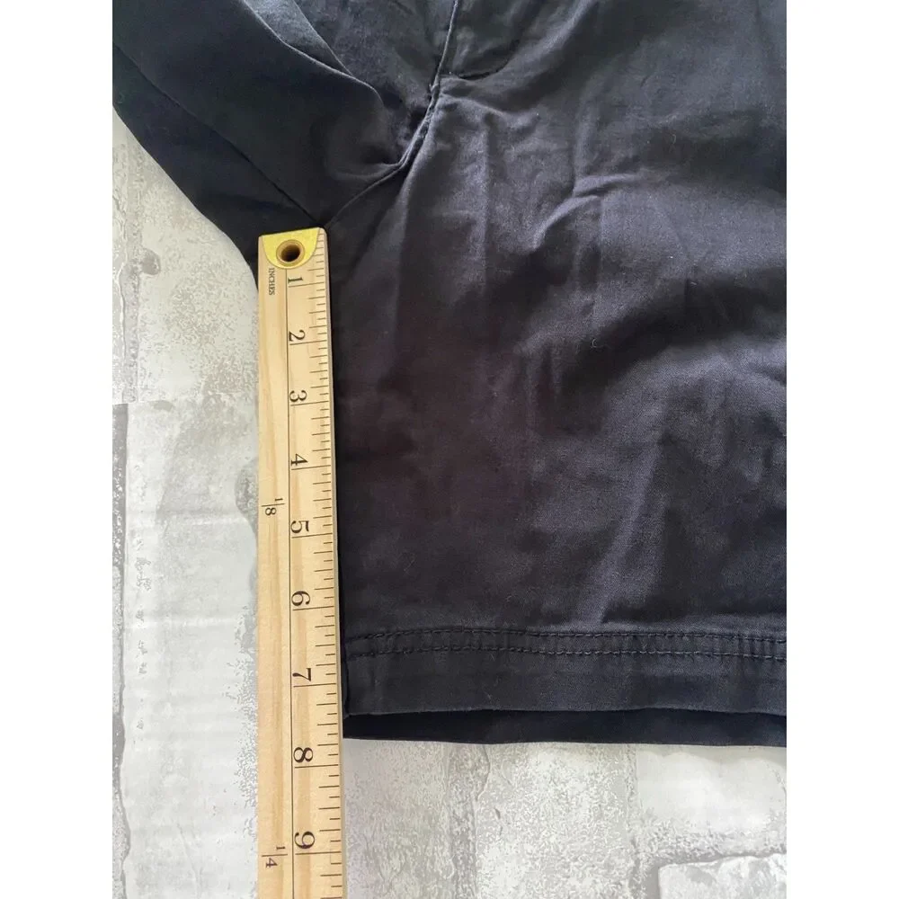 NWT Gap Womens Black  High Rise Casual Bermuda Shorts Sz 6P